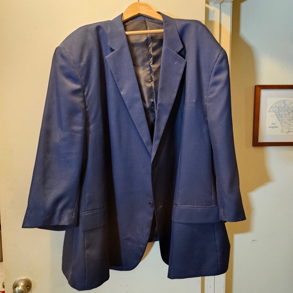 King Size KS Signature “Easy Movement” Two-Button Jacket Blue, size 72R US - Picture 1 of 7